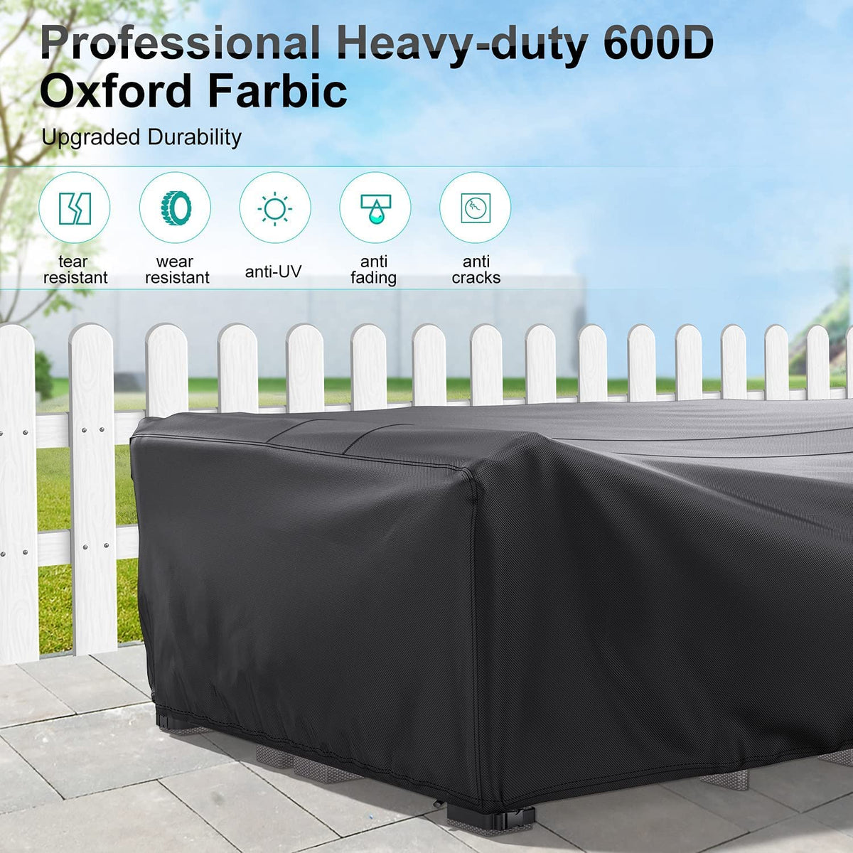 BROSYDA easy-clean surface simplifies maintenance after outdoor use