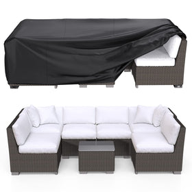 BROSYDA waterproof cover with taped seams shields outdoor furniture from rain
