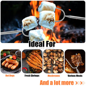BRIOUT campfire kit offers versatile use for marshmallows and sausages.