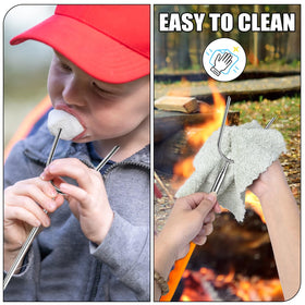 BRIOUT extendable roasting sticks are durable and travel-ready for camping.