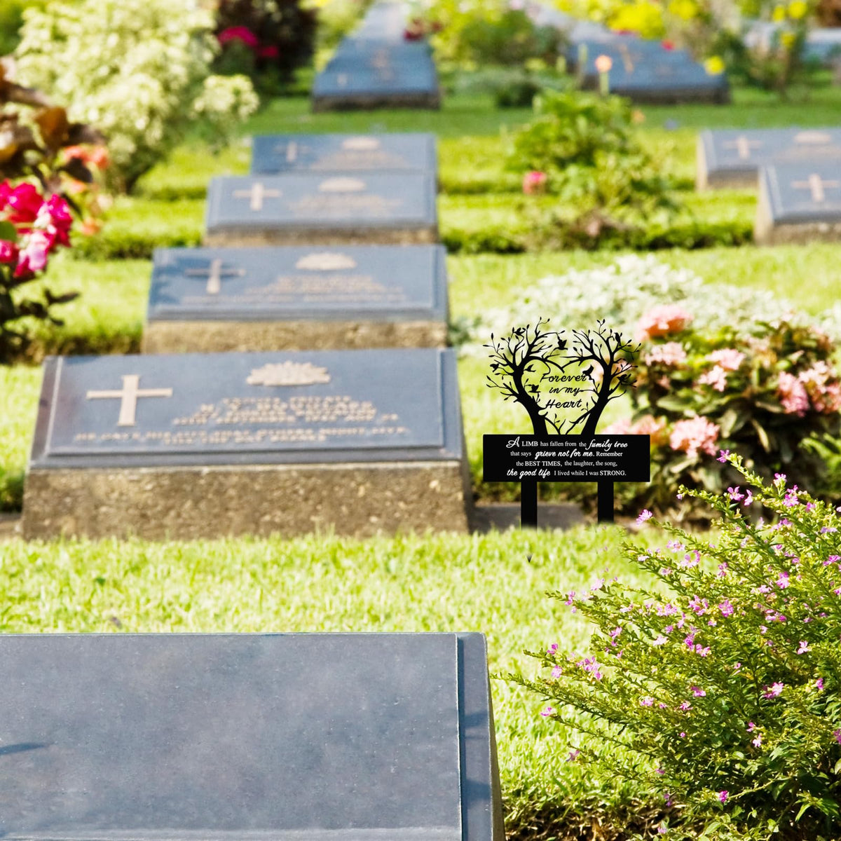 BRUKUSUR sympathy graveside decor sign makes a thoughtful gift