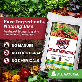 BRUT WORM FARMS suitable for indoor and outdoor garden use