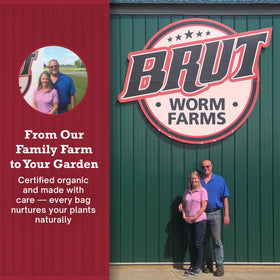 BRUT WORM FARMS mineral-rich nutrients support plant health
