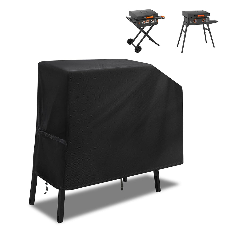 bruwaa griddle cover for Blackstone 22-inch with hood protects against rain and sun