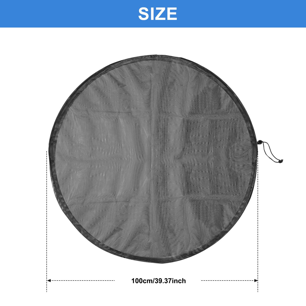Bruwaa rain barrel netting screen keeps dirt out while collecting rainwater