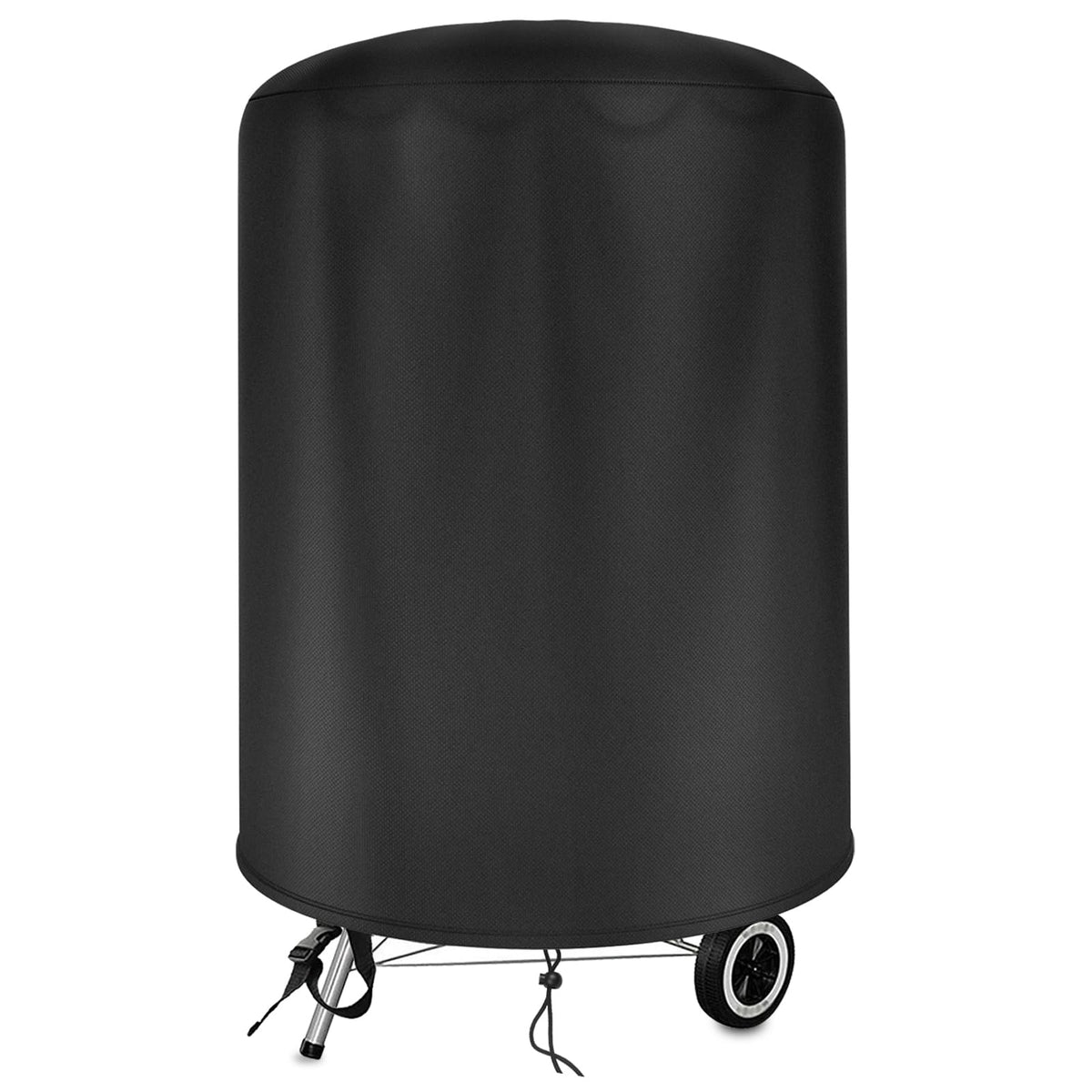 bruwaa Weber 18-inch charcoal kettle grill cover on the grill protects against rain and dust