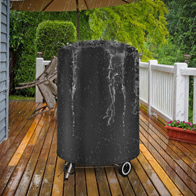 bruwaa Weber 18-inch cover shows snug, tailored look on Weber kettle