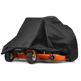 bruwaa Zero Turn Mower Cover highlights premium Oxford cloth for durable outdoor protection.