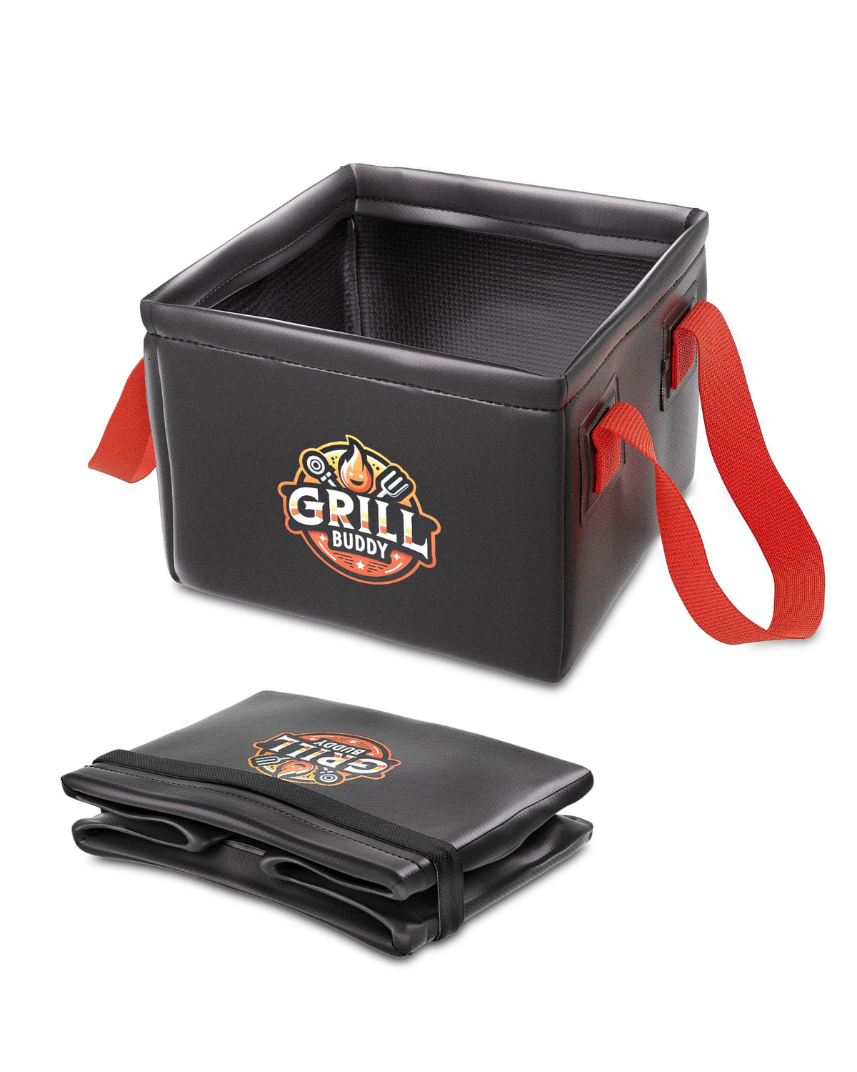 BS-VOG Grilling station with dunk tank keeps brushes clean and organized