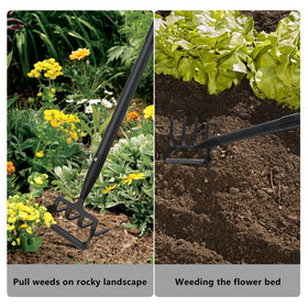 BsBsBest tool showing push-pull design for safe weeding around plants