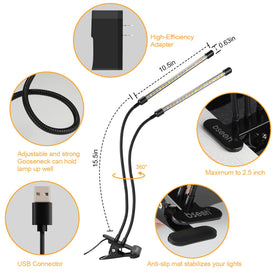 Bseah grow light ideal for indoor gardens and potted plants.