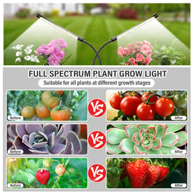 BSEAH ten-level dimmable grow light adapts to plant needs