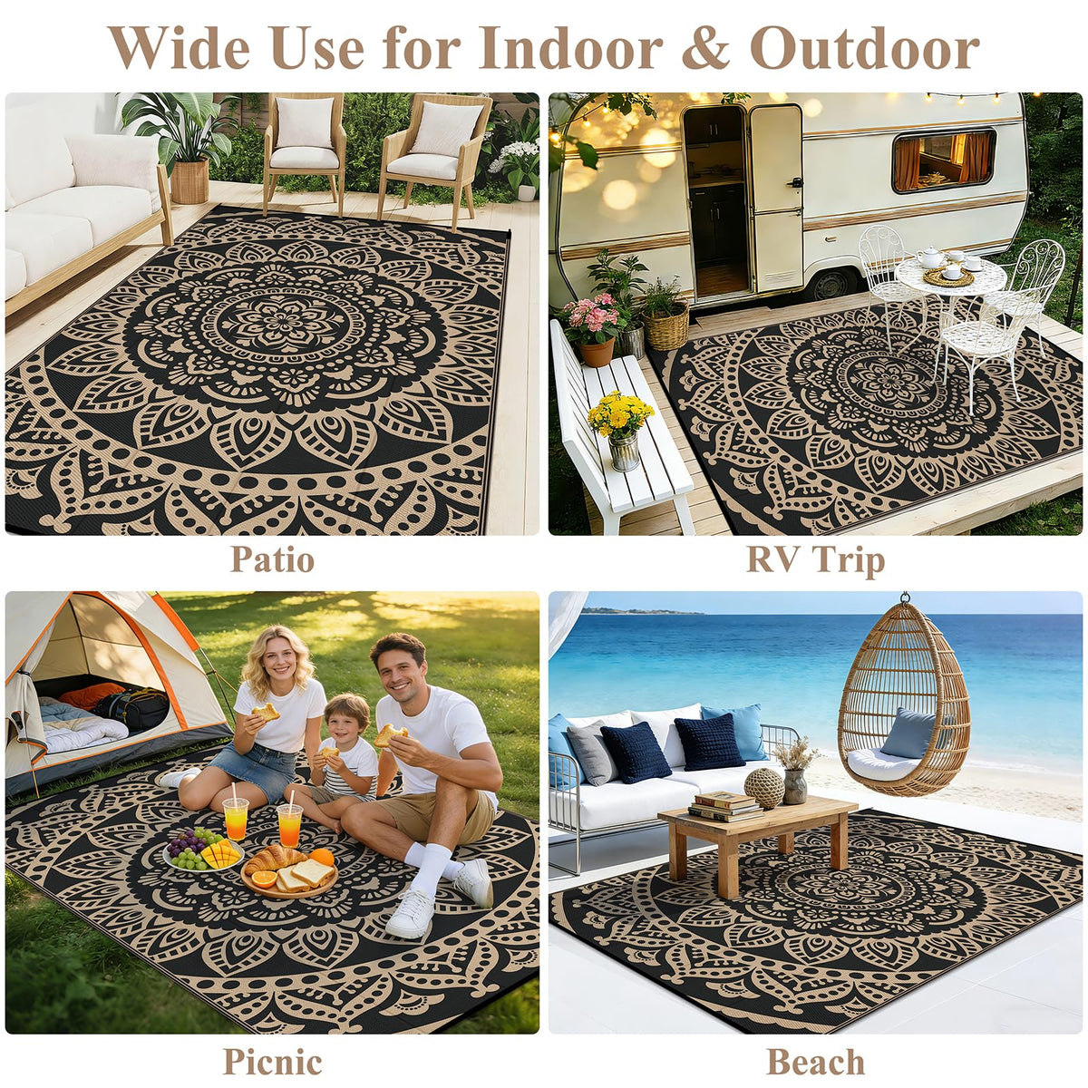 Bsmathom rug at poolside ready for wet conditions