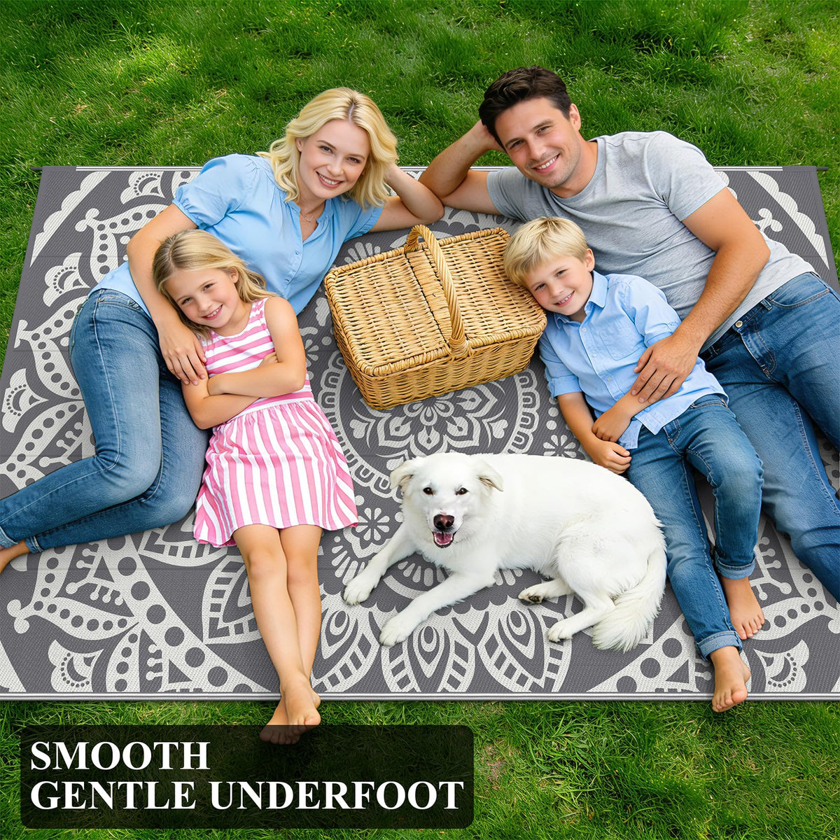 Bsmathom carry bag included with the rug for transport