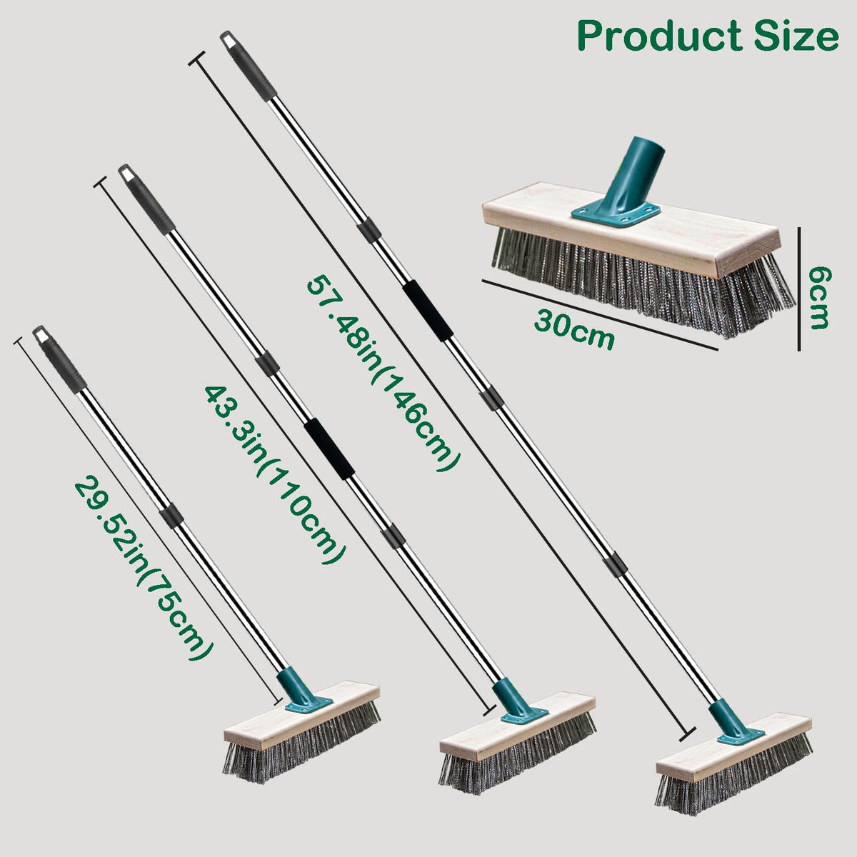 BSMstone pool-edge brush reaches corners for clean pool surrounds
