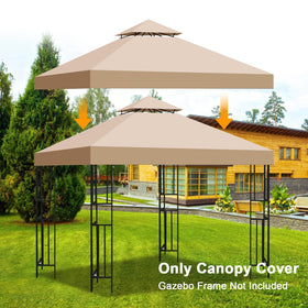 Bsteciar easy install with hook-and-loop strips on gazebo