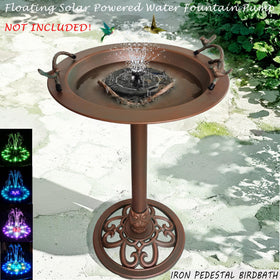 BSTGIFTS central bird nest design keeps the fountain pump centered.