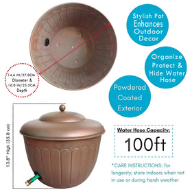 BSTGIFTS hose pot height 13.8 inches for easy access.