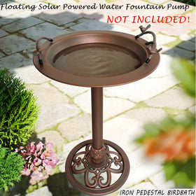 BSTGIFTS solar-compatible option pairs with pump (not included).