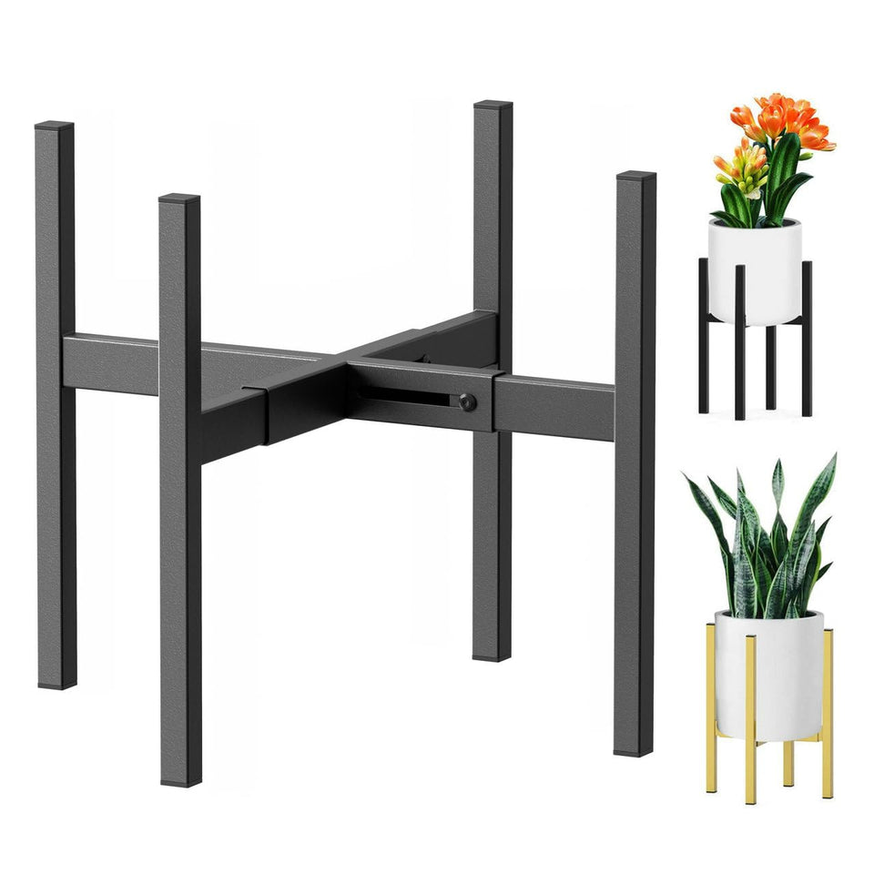 BSTMAI metal plant stand showing heavy-duty support for large planters and decor