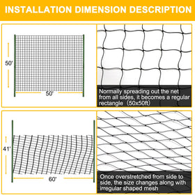 BSTPCOO 12 stakes included for stable installation