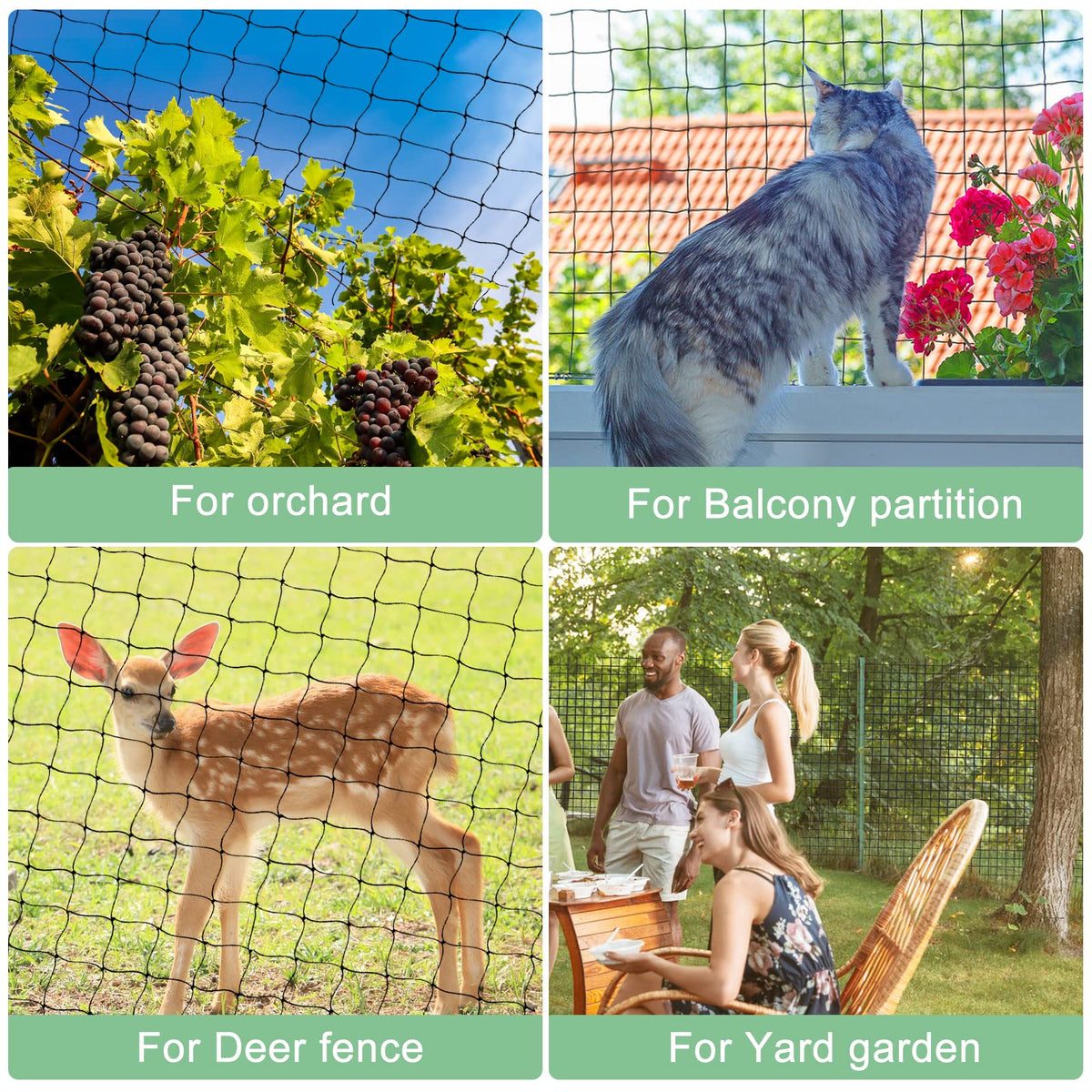 BSTPCOO harvest protection netting safeguarding garden produce.