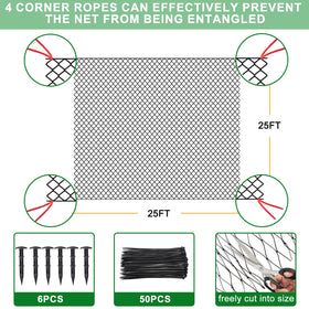 BSTPCOO nylon 3/4-inch mesh close-up shows UV-proof, durable construction.