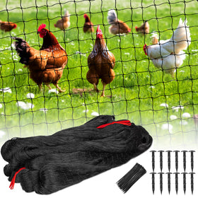BSTPCOO nylon bird netting 50x50 2.4-inch mesh protects crops and reduces damage