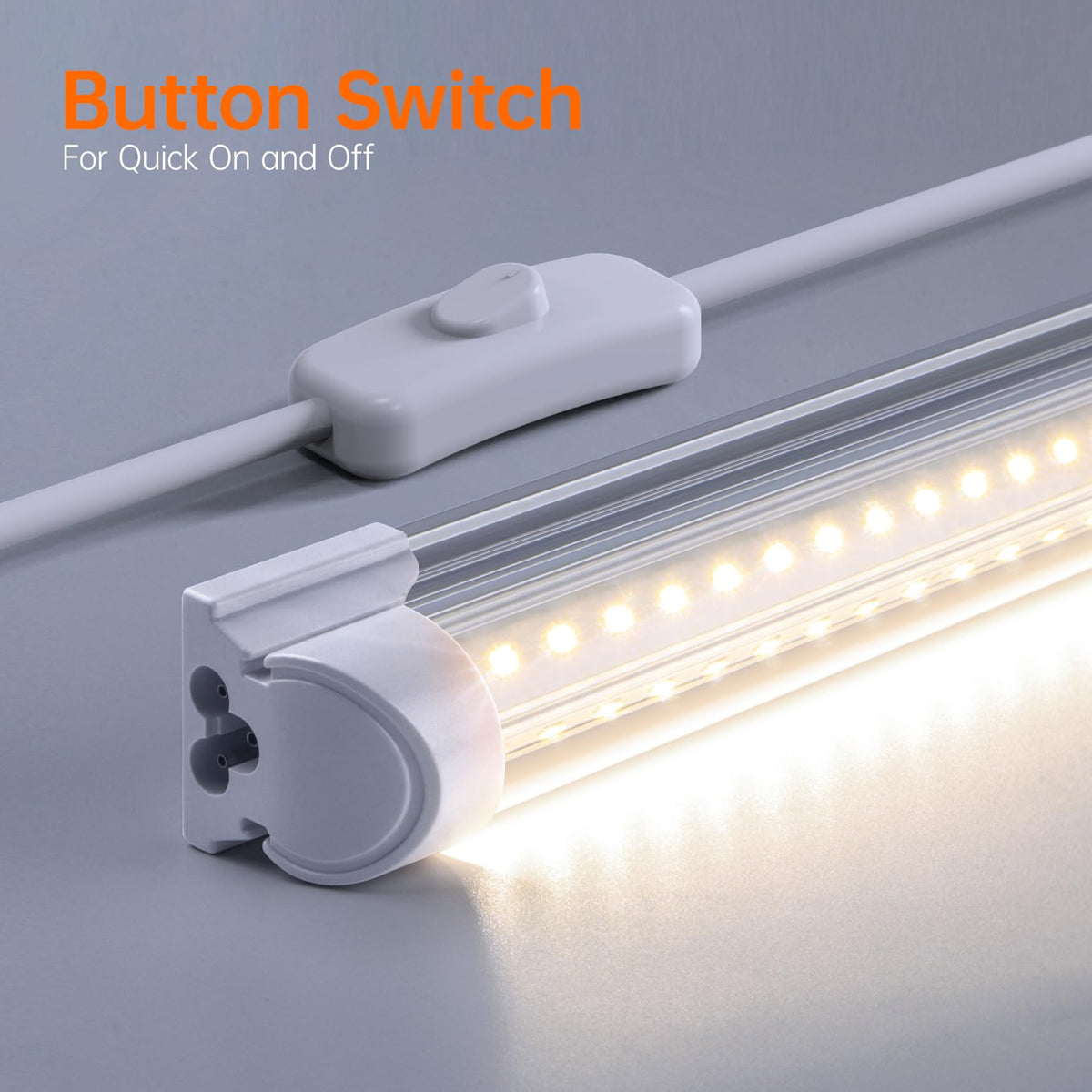 Bstrip assembly kit and cords included for quick setup