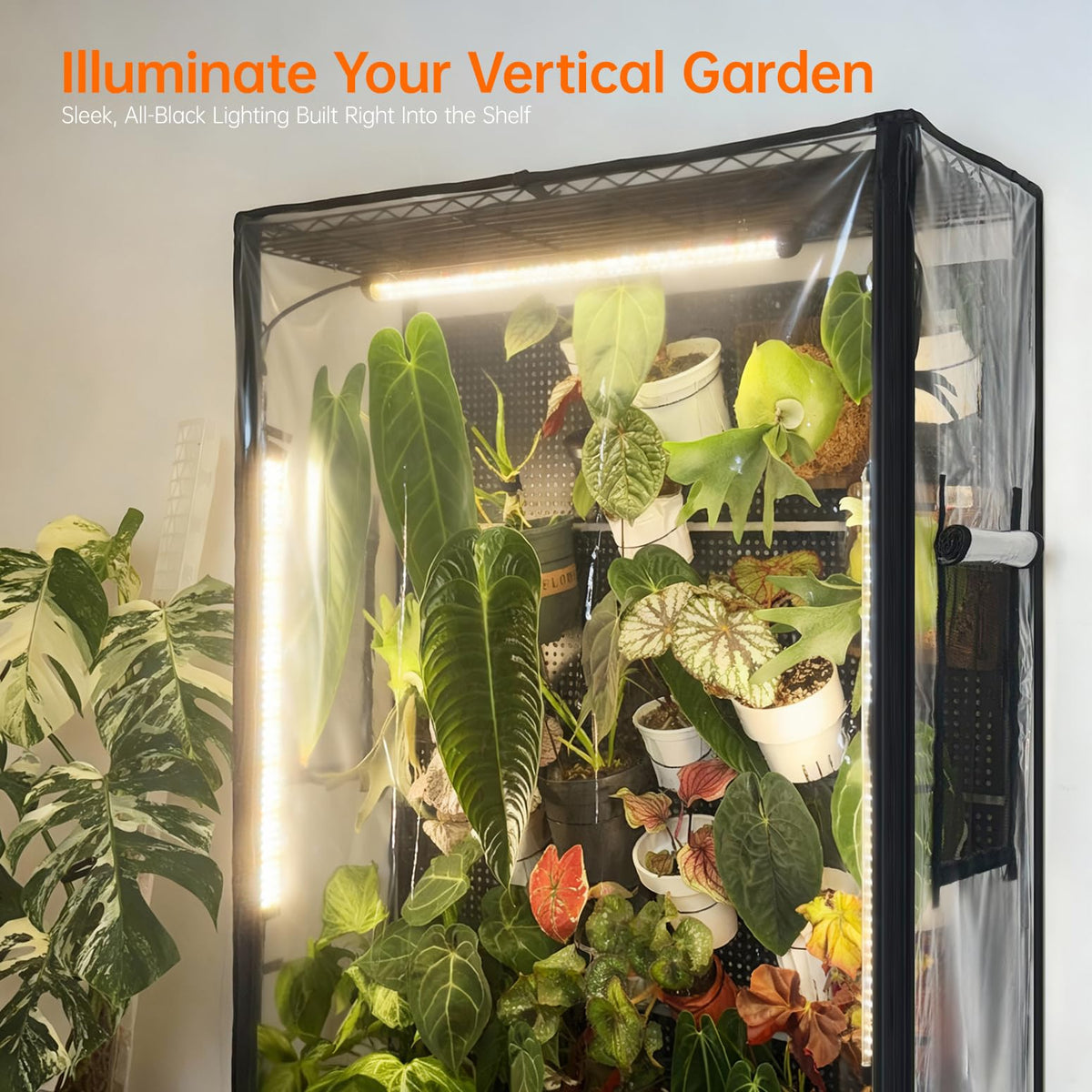 Bstrip EVA cover preserves temperature and humidity while letting you monitor plant growth
