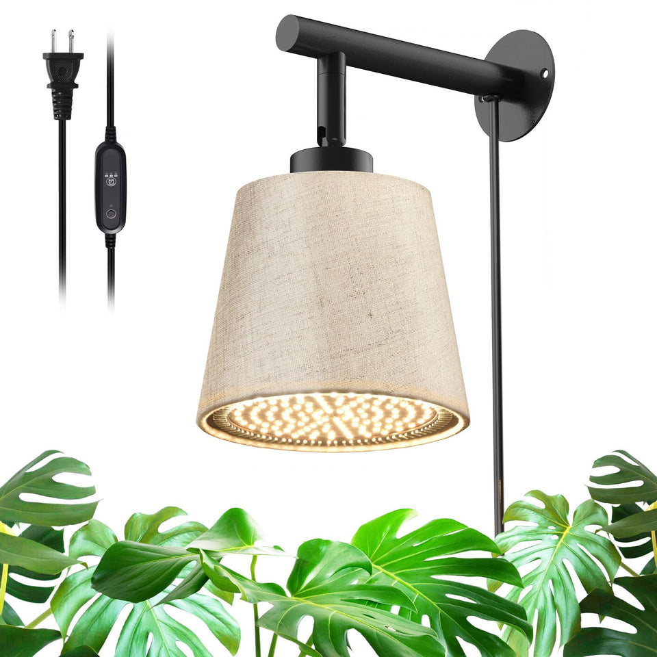 Bstrip hanging grow light with full spectrum supports indoor plant growth