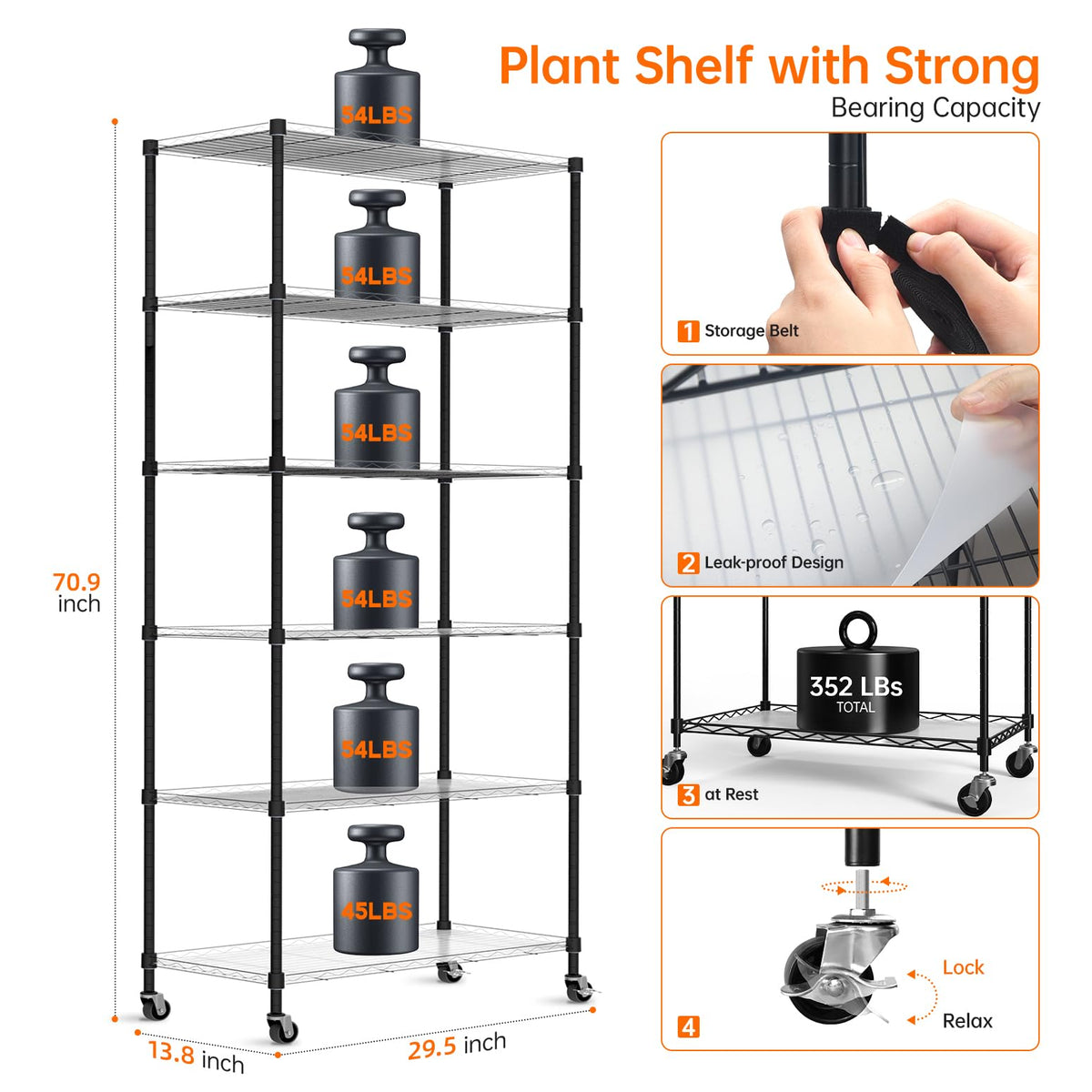 Bstrip sturdy steel frame with rust resistance and high weight capacity