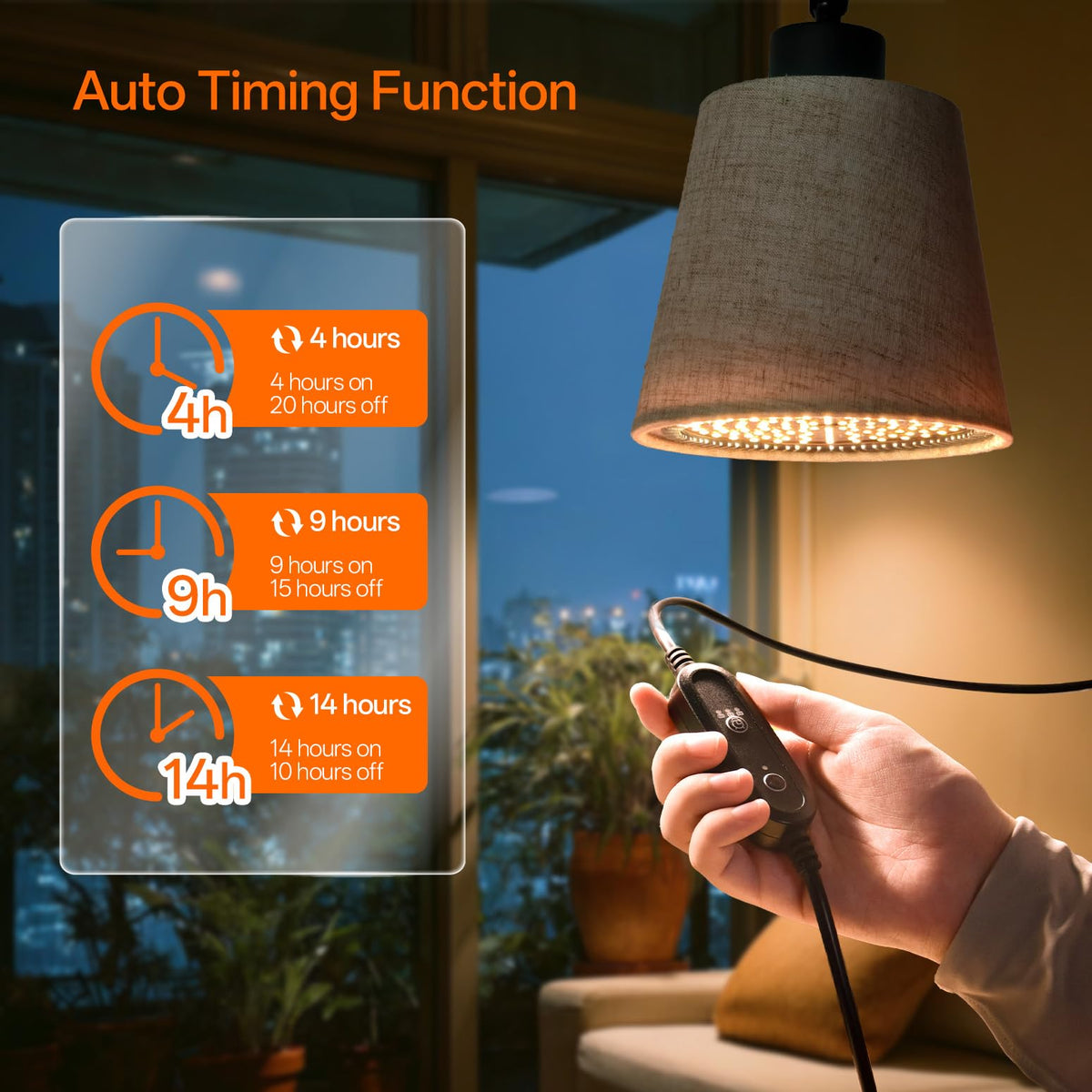 Bstrip 3000K ambient glow enhances indoor plant aesthetics