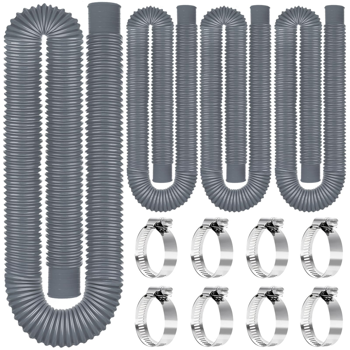 Btanadi pool hose 59in 1.25in for secure above-ground pool connections.