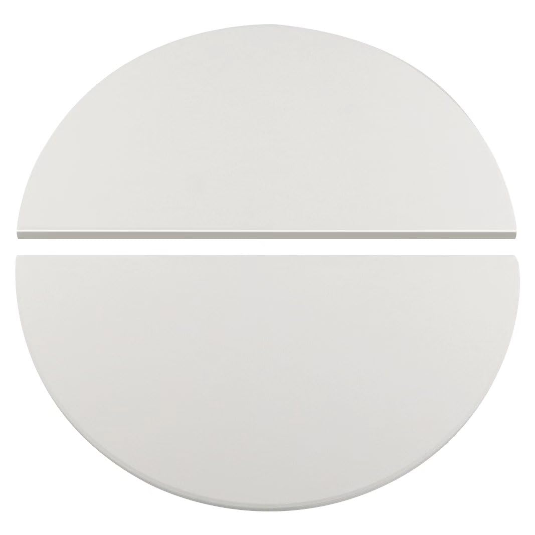 BTCDR half-moon ceramic heat deflector for Kamado Joe Classic I promotes even heat.