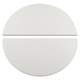 BTCDR half-moon ceramic heat deflector for Kamado Joe Classic I promotes even heat.