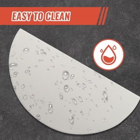 BTCDR half-moon ceramic heat deflector for Kamado Joe Classic III enables reliable roasting results.