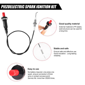 BTFO compact 9 cm igniter fits standard barbecue setups.