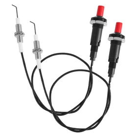 BTFO piezo igniter with spark ignition and metal body for quick starts