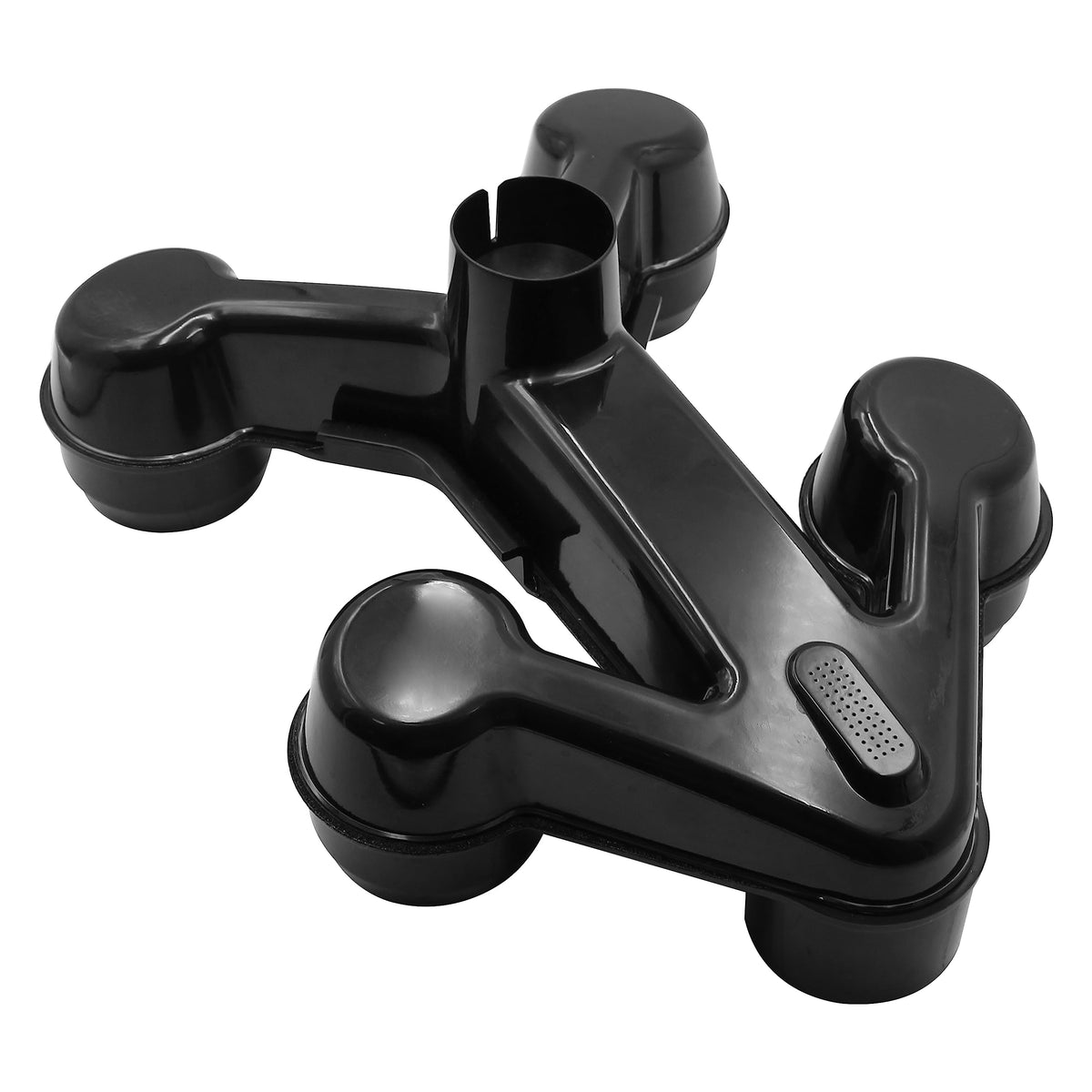 BTLXU R0357600 manifold assembly close-up shows durable plastic construction for reliable filtration.