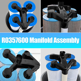 BTLXU R0357600 manifold compatibility with Zodiac CV/CL series filters.