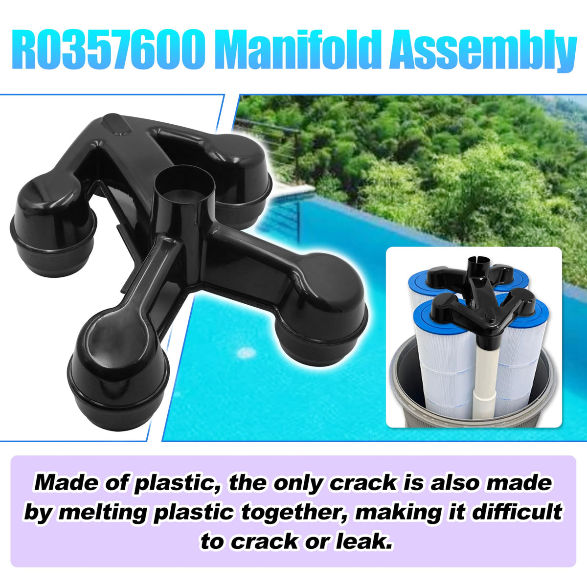 BTLXU R0357600 top vent holes image emphasizes improved airflow within the unit.