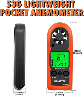 Compact 53 g body fits one-handed operation during sailing or drone flights.