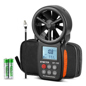 BTMETER BT-100 front view showing portable handheld design for field use