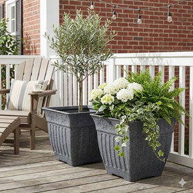 BTPLASTIK 14-gallon capacity supports deep-root plants and trees