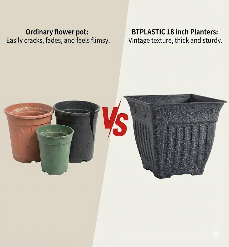BTPLASTIK drainage holes ensure proper water management for healthy roots