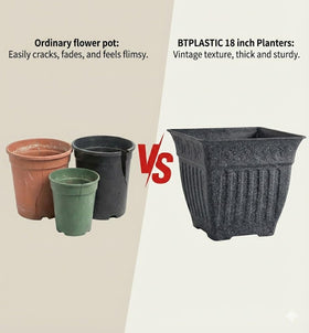 BTPLASTIK drainage holes ensure proper water management for healthy roots