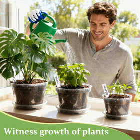 BTPLASTIK gardening gloves aid comfortable handling during repotting