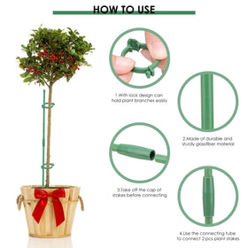 Buaszay detachable caps and clips secure stems safely with easy insertion