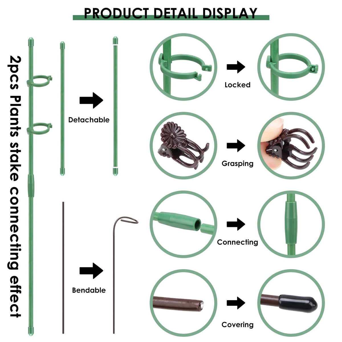 Buaszay indoor outdoor plant-support system suits roses, orchids, and peppers